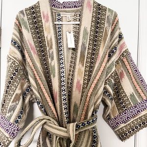 Anthropologie-Andersen and Lauth wrap jacket.
